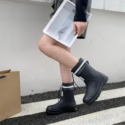 club bollywood The Style Sutra Women Rain Boots Waterproof Anti Slip Rainboots for Outside Traveling Hiking for 39 to 40 EU Shoes | Womens Shoes | Boots image 1