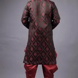 xepon Mens Ethnic Wear Wedding Sherwani & Dhoti Set image 2