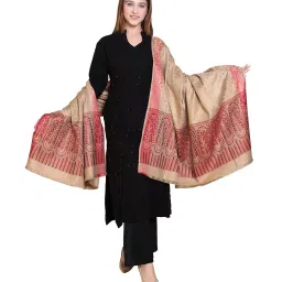 vasaba Winter Wear Acro Viscose (40X80 inches) Woven Design Shawl For Women's (SH8SZKR) image 1