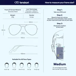 vincent chase eyewear By Lenskart | Full Rim Pilot Sunglasses| Polarized And 100% Uv Protected | Men & Women image 5