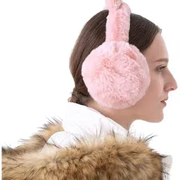 handcuffs Kids Earmuffs Boys Girls Fur Ear Warmers Cute Cartoon Animal Winter Ear Muffs image 3