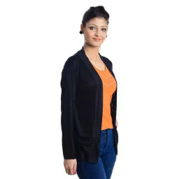 teemoods Women's Cotton Full Sleeves Shrug with Pocket, Stylish Summer Shrug for Ladies image 2