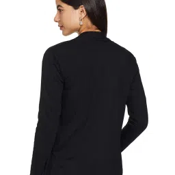 max Women Viscose Solid Open-Front Open Front Shrug image 1