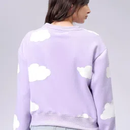 freehand by The Indian Garage Co Women Relaxed Fit Graphic Print Crewneck Sweatshirt image 3