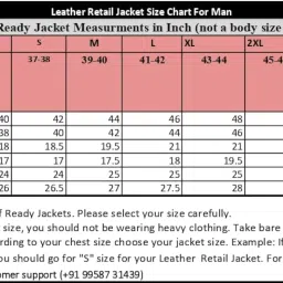 leather retail Men Jacket Biker Jacket image 5