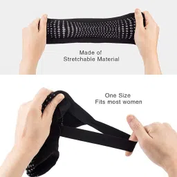 piercell enterprise Yoga Socks for Women Non-Slip Grips & Straps, Sport Fitness Half Toe Ankle Grip Ideal for Pilates, Pure Barre, Ballet, Dance, Barefoot Workout image 3