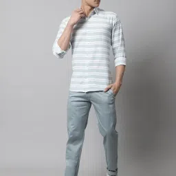 majestic man Men's Slim Fit Mid Rise Trouser image 3