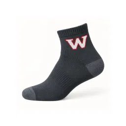 we-we Athletic Ankle Socks, Cotton Blend, Unisex, Moisture Wicking, 3 Pairs image 3