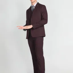 arrow Men's Polyester Reversible Waistcoat Regular Fit Suit image 1