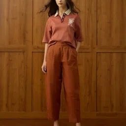 u.s. polo assn. Women's Oversized Fit Polo Shirt image 3