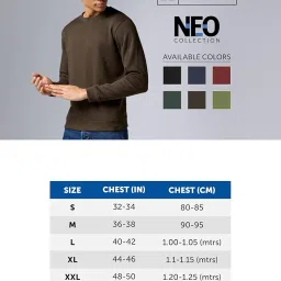 xyxx Intellismooth Neo Slim Fit Cotton Rich Round Neck Sweatshirt for Men image 3