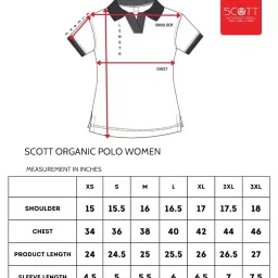 scott international Regular Fit Women's 100% Pure Organic Cotton Polo T-Shirt image 2
