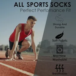 xjarvis Rio Unisex Ankle Socks for Men & Women | Comfortable, Durable, Odor-Free & Breathable Combed Cotton Socks | Ideal for Running, Gym & All-Day Wear | Free Size | White, Black, Grey image 4