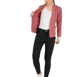 Amazon Brand - Nora Nico Women's Cotton Full Sleeves Front Open Casual Shrugs with Pockets image 4