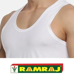 ramraj cotton Men's Western Regular Solid Vest image 3