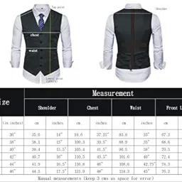 oora Men's Viscose V-Shape Tuxedo Style Waist Coat Slim Fit Latest V Neck Half Slim Jacket Formal Casual Stylish Coat for Wedding Party Office Wear image 4