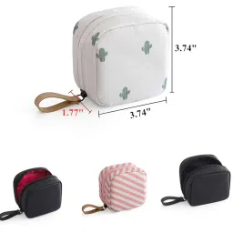 House of Quirk Polyester Makeup Bag Lazy Cosmetic Bag Travel Toiletry Bag Cosmetic Make Up Organizer Waterproof Travel Accessories For Women And Girls (Grey Flamingo),W-5 Cm, Small image 4