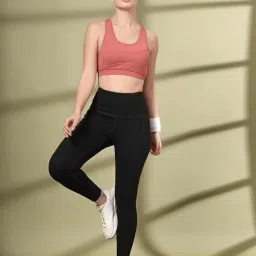 chkokko Women's Blended Padded Non-Wired Sports Bra image 5