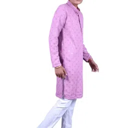 yuvina fashion Men Light Pink Colour Kurta Pajaama image 1
