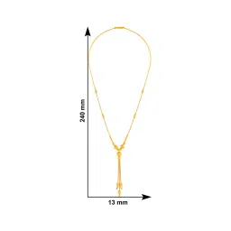 p.c. chandra jewellers 22k (916) Yellow Gold Necklace for Women image 3