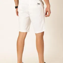 thomas scott Men's | Solid | Chino Shorts | Regular Fit | Linen Blend | Above Knee | Casual Short image 3