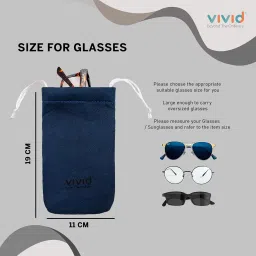 vivid Unisex Adult Soft Microfiber Velvet Pouch for Sunglasses & Eyeglasses – Multipurpose Case for Spectacles, Earphones, Makeup & Accessories | Closure – Dori image 3