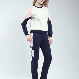 monte carlo Women Regular Fit Printed Tracksuit | Full Sleeve | Comfortable Activewear Sport Suit For Women's image 2