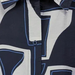 leriya fashion Women's Short Sleeve Button-Down Shirt | Printed Casual Crop Top | Stylish Collared Shirt for Women | Oversized Shirt for Women image 4