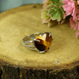 reiki crystal products Adjustable Rings, Amethyst, Black tourmaline, Goldstone brown, Green Jade, Lapis Lazuli, Opalite, Red Jasper, Rose Quartz, Tiger eye, Gemstone Ring image 4