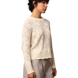 only Women's Acrylic Blend Classic Pullover Sweater image 4