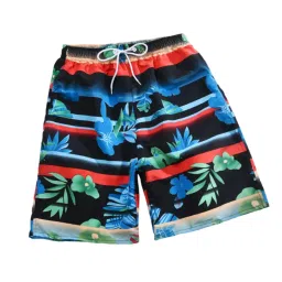 myaddiction Summer Beach Shorts Men Beach Swimsuit for Leisure Time Travel River Tracing Green Red XXXL image 3