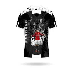 95MILES Cristiano Ronaldo Jersey United Jerseys Number 7 Goat Creative Jersey Unisex image 1