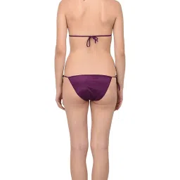 you forever Satin 3/4Th Sleeves Solid Robe and Lingerie Set for Womens image 5