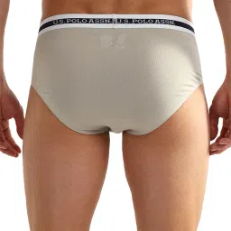 u.s. polo assn. Men's Cotton Blend Classic Solid Briefs image 2