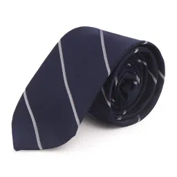 neuroclub Men's Solid Micro Self Silk Necktie Gift Set With Pocket Square Cufflinks & Brooch Pin Formal Tie With Box image 3