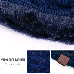 DENIMHOLIC Winter Cap for Men, Beanie Cap for Man,Winter Cap for Women, Woolen Cap for Women, Woolen Cap for Men image 3