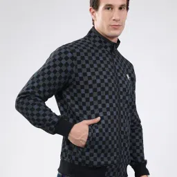 monte carlo Men's Regular Fit Sweatshirt | Solid Pattern | Zip Closure with Full Sleeve Band Neck | Zipper Sweatshirt for Men image 2