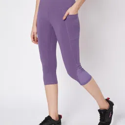 valley High Waist Capri Leggings with Side Pocket – Stretchy, Moisture-Wicking Workout Pants for Women image 2