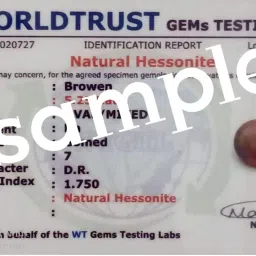 zemstone 7 Ratti Transparent Hessonite Loose Gemstone From Srilanka Original Certified By Lab 6.50 Carat Earthmine Gomed Stone For Men And Women(MQA903 image 2