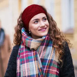 willbond 6 Pieces Winter Cable Knit Headband Fleece Lined Winter Ear Warmer Headband Wrap image 3