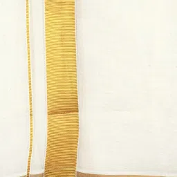 ramraj cotton Men Premium Kora Dhoti for Men Breathable & Lightweight Cotton Veshti Comfortable Daily Dhoti | Ideal for Festivals & Weddings image 2