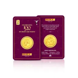 bhima Jewels BIS Hallmark 22K George Head Gold Coin 8 g image 4