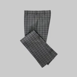 b bigreams - your comfort is our mission BIGREAMS Premium Unstitched Checkered Suiting Pants Fabric For Men's | Luxury 1.25 Meter Trousers Piece - Stylish Men's Wear | image 3