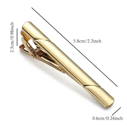 wsndm Men's Tie Clip, Premium Business Men's Tie Bar Clips, Classic Necktie Ties Clips, Men's Tie Accessories, Best Gift for Lover, Father, Suitable for Wedding Anniversary Business Meeting image 1
