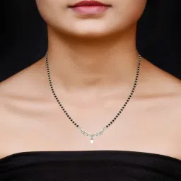 dishis 14K/18K/22K Yellow/Rose/White Gold Designer Mangalsutra for Women image 1