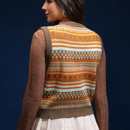 tokyo talkies Women's Acrylic TTSW000482 Sweater image 2