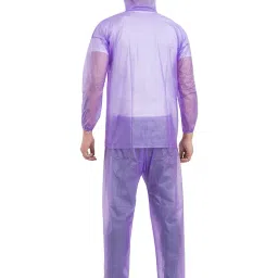 sindon Protective Raincoat with Hood, Disposable, Breathable, Size Free image 1