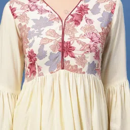 ahmi New Rayon Floral Printed Top Sharara With Dupatta Indo Western Set For Women | Women Kurta Sharara With Dupatta Set image 4