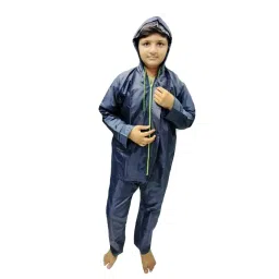 D8211K Rain Coat for Chindren's, Waterproof Raincoat for Kids with Pant Set, Rain Coat for Children with Bag image 2