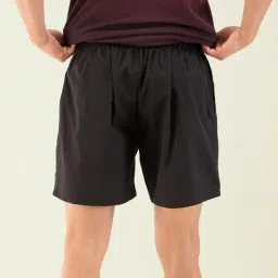 damensch Regular Fit Solid 100% Soft & Durable Cotton Boxer Shorts Dual Pockets Anti-Bacterial Moisture Wicking Microfibre Waistband Ultra-Light Boxers for Men image 3